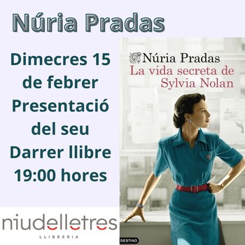 Presentació del llibre LA VIDA SECRETA DE LA SYLVIA NOLAN - Nuria Pradas